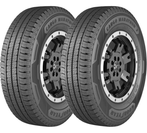 Kit de 2 llantas Goodyear Cargo Marathon 2 C 195/75R16 110/108 R