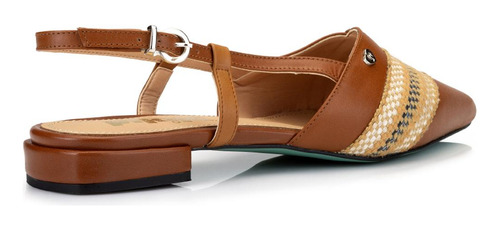 Balerina Camel Tejido Flat Pikiki
