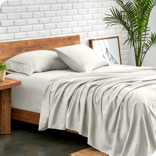 Juego De Sábanas Bare Home Split Head Flex -crema