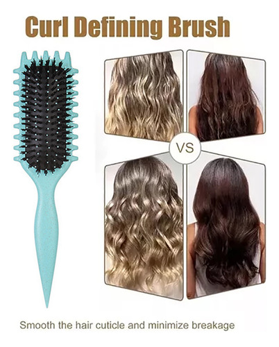 Pincel Bounce Curl Cepillo,define Style Rizado Peine