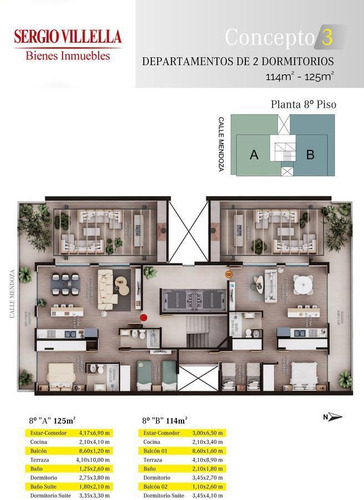 Imagen 8 de 8 de Departamento De Dos Dormitorios En Venta En Rosario