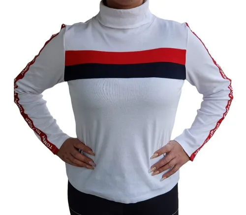Polera tommy manga larga best sale