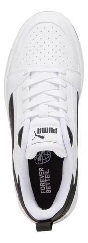 Tenis Puma Rebound V6 Lo Jr Blanco 39383302