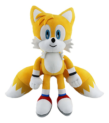 Adenzai Figura De Acción De Peluche De Sonic De Color Amar. Color Amarillo