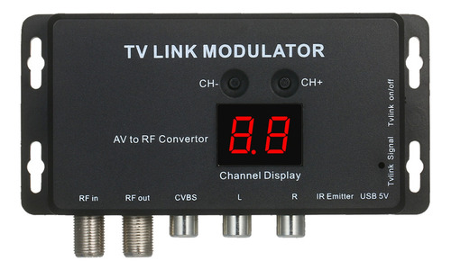 Convertidor Modulador Tvlink De Av A Rf