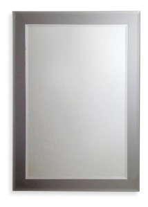 Espejo Rectangular Base Gris 50x70cm Reflejar