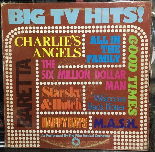 The Film Festival Orchestra - Big Tv Hits! Vinilo Lp Usa