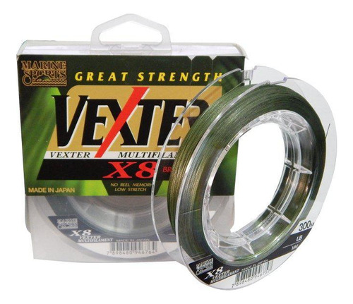 Linha Multifilamento Vexter X8 0,19mm 150 Mts 20lbs