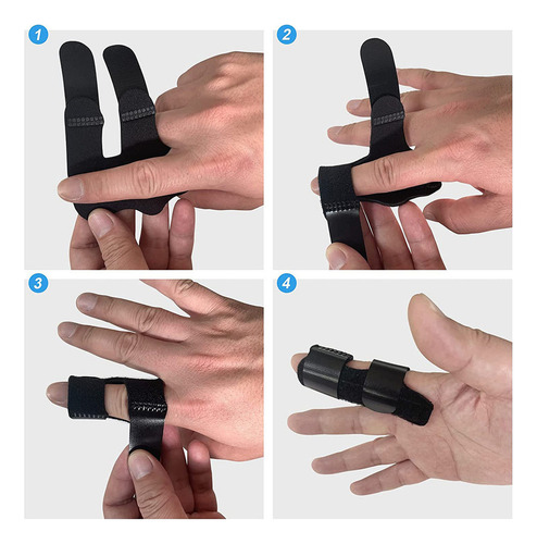 5 Piezas Férulas For Dedos Gatillo Soporte Dedo Universal