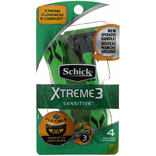 Schick Xtreme 3 Hombres Sensible (paquete De Ddd2c
