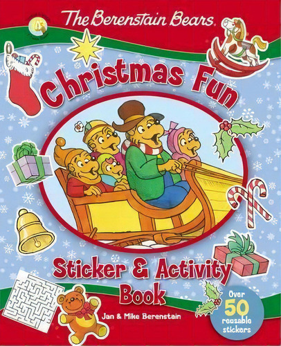 The Berenstain Bears Christmas Fun Sticker And Activity Book, De Jan Berenstain. Editorial Zondervan, Tapa Blanda En Inglés