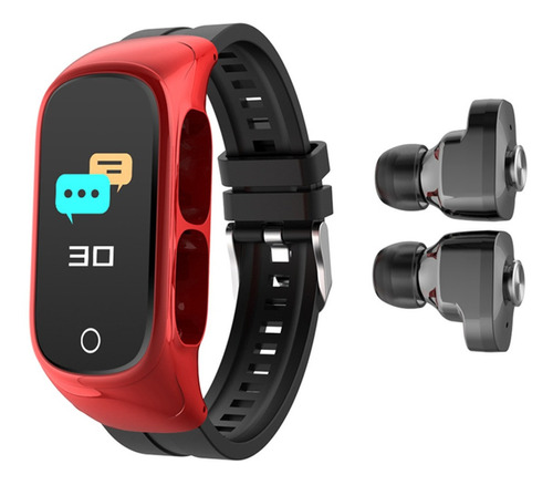 Reloj Inteligente 2 En 1 Tws Audífonos Fitness Tracker Tru