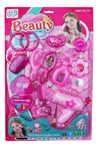 Juego Kit De Belleza Para Niñas Accesorios Juguetes