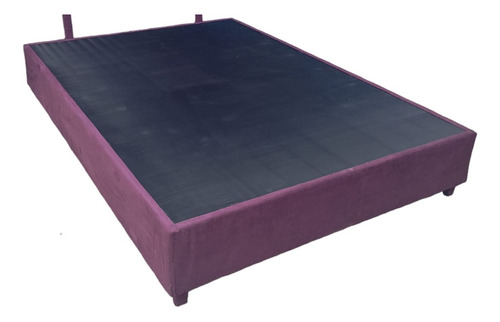 Base Queen Size Tapizada En Lino Varios Colores