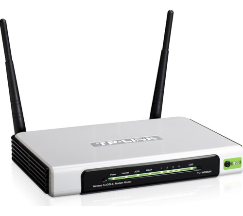 Router Wi-fi Tp-link Td-w8960n Blanco 300mbps 2 Antenas 9dbi