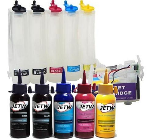 Bulk-ink Tx525fw Tx525f Tx525 Chip Reset + 500ml Tinta