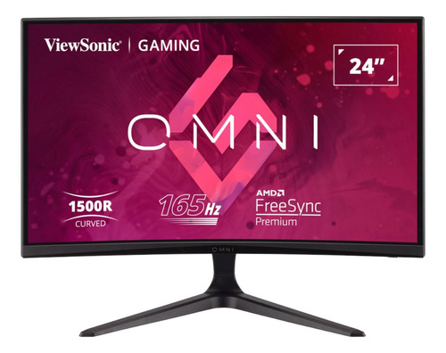 Viewsonic Omni Gaming Vx2418c Monitor 24  Fhd 165hz Tranza