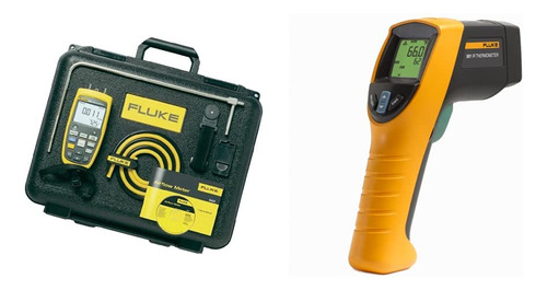 Fluke Kit Medidor Flujo Aire 922 Termometro Infrarrojo 561 F