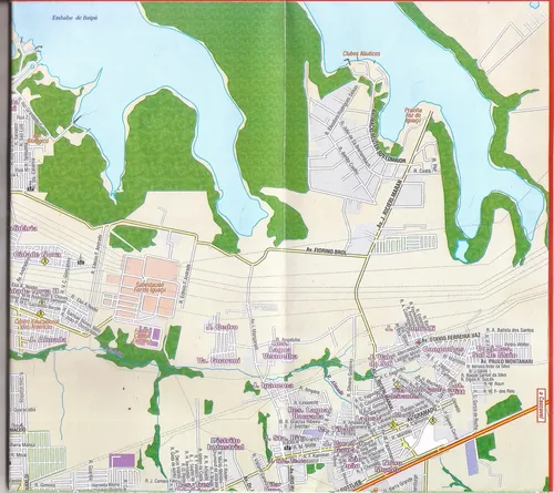 Mapa De Las Tres Fronteras Ciudad Del Este Foz Puerto Iguazu