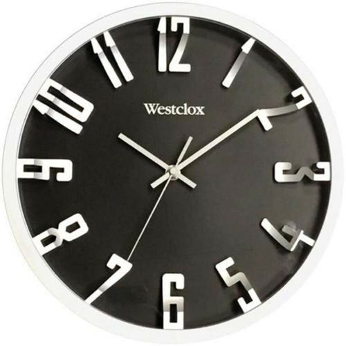Reloj De Pared Westclox Round Wall 3d - A Pedido_exkarg