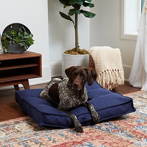 Happy Hounds Milo Square Tufted Pillow Cama Para Perro, Coba