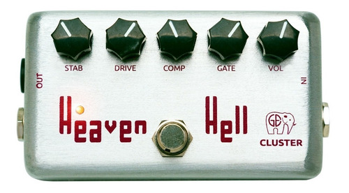 Imagen 2 de 3 de Pedal De Fuzz Distorsión P/ Guitarra | Cluster Heaven & Hell