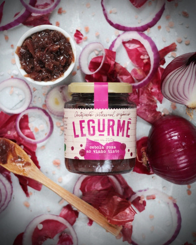 Cebola Roxa ao Vinho Tinto Orgânico Legurmê 165g