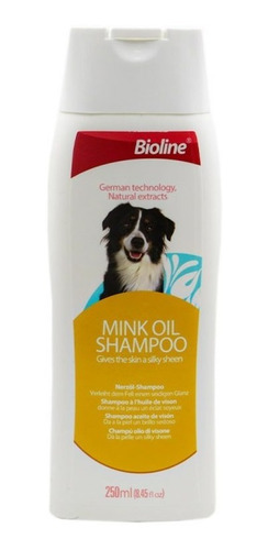 Shampo Mink Oil Bioline Para Perros Y Gatos 250 Ml 12007