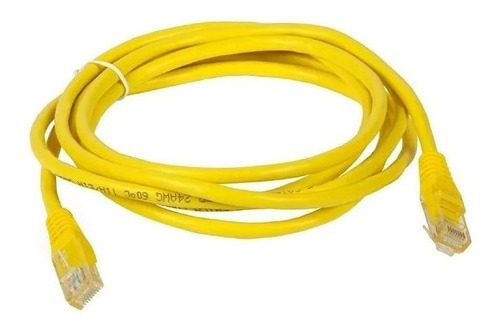 Puntotecno - Cable Red Cat 5e Amarillo 1,5mt