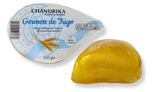 Jabon De Glicerina 100gr. Germen De Trigo | Chandrika