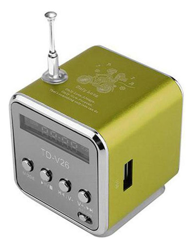 Mini Reproductor Mp3 Con Altavoz Bluetooth Portátil Td-v26,