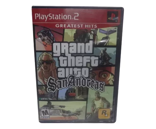 Jogo Gta San Andreas Ps2, Jogo de Videogame Nunca Usado 86722955