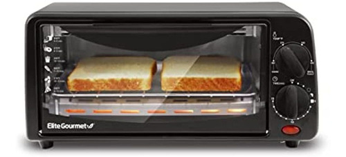 Elite Gourmet Eto236 Personal 2 Slice Countertop Toaster Hor