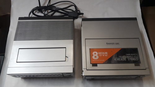 Panasonic Omnivision Vhs Pv-6000 + Pv-a500 + Acessórios