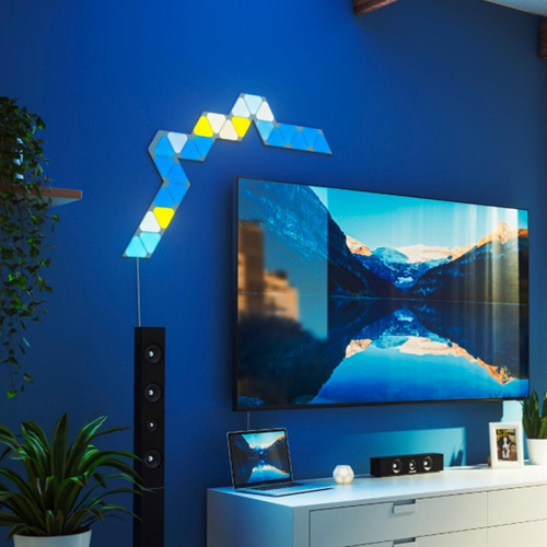 Imagen 4 de 5 de Pack De Expansión Mini Triangular 10 Paneles Nanoleaf