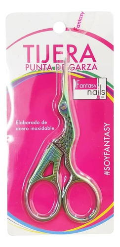 Tijera Para Manicura Punta De Garza Camaleon, Fantasy Nails Color Tornasol