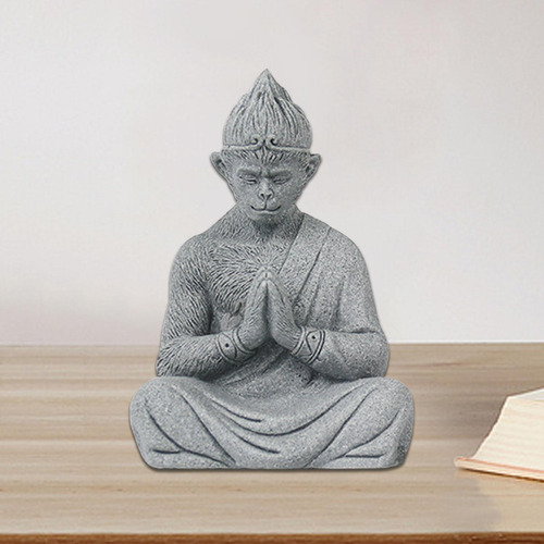 Escultura De Mono Para Decoración. 13,5x7x9,5cm Orar