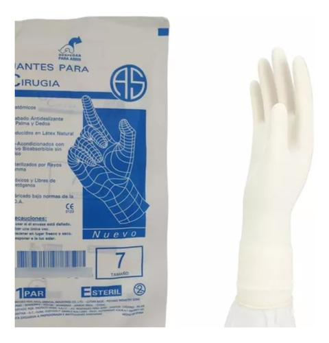 Guantes Estériles Para Cirugía, Todos Los Talles Por Unidad 