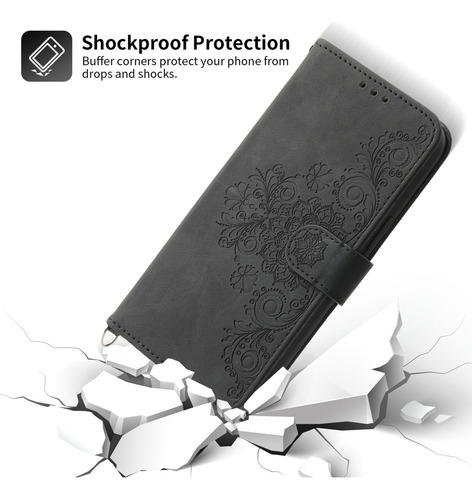 Funda Para Redmi Note 13 Proplus/14 5g/14pro 5g Tipo Cartera De Piel Sintética Con Estampado Abatible, Soporte A Prueba