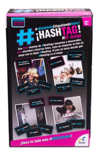 Juego De Mesa ¡hashtag! Novelty Jca-1666 Juego De Fiesta