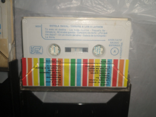 Cassette Estela Raval Antiguo Tributo A Los Cinco Latinos (Usado)