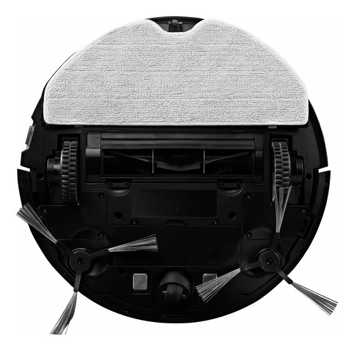 Robot Aspiradora Inteligente Lanix Lxcrg Barre Trapea Voz Color Negro