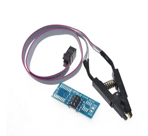 Pinza Programador Eeprom Usb Soic8 Sop8 Dip8 Bios Tl866 Ch34