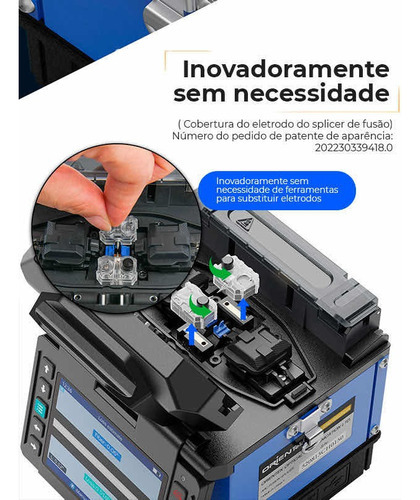 Maquina De Fusão Orientek T49 Fttx Fusion Splicer Nf-e