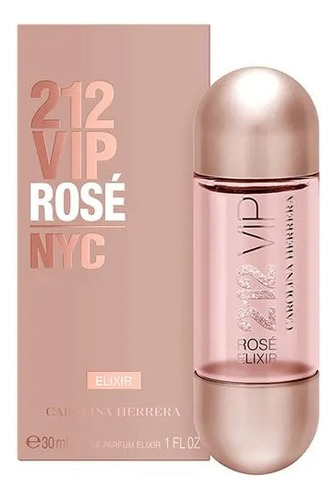 Carolina Herrera 212 Vip Rose Elixir Edp X 30ml Masaromas