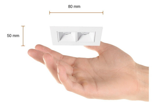 Imagen 4 de 5 de Lámpara Mini Cardan Led, Blanco, 6w, Incrustar Interior