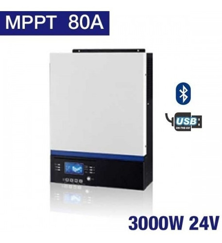 Inversor Y Cargador De Baterías Mppt - 3kw-24v