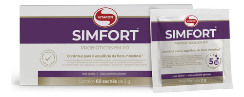 Simfort - 60 Sachês 2g - Vitafor