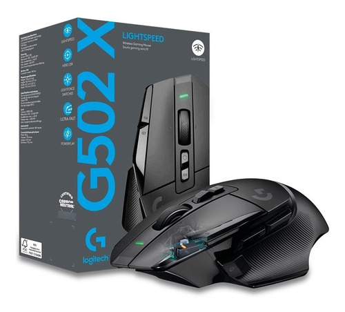 Mouse Gamer Inalámbrico Logitech G502 X (negro)