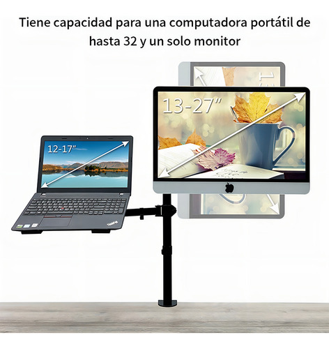Fnbrli X0223 Iron Soporte De Monitor Dual Para Monitor Y